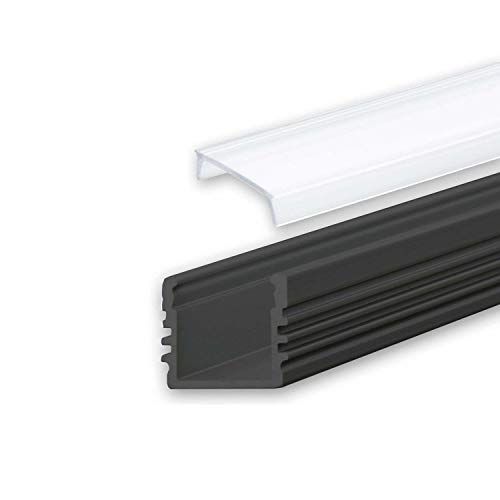 Innovate Aluminium profiel - LED voor Stripes/strips - 2000 mm - Zwart