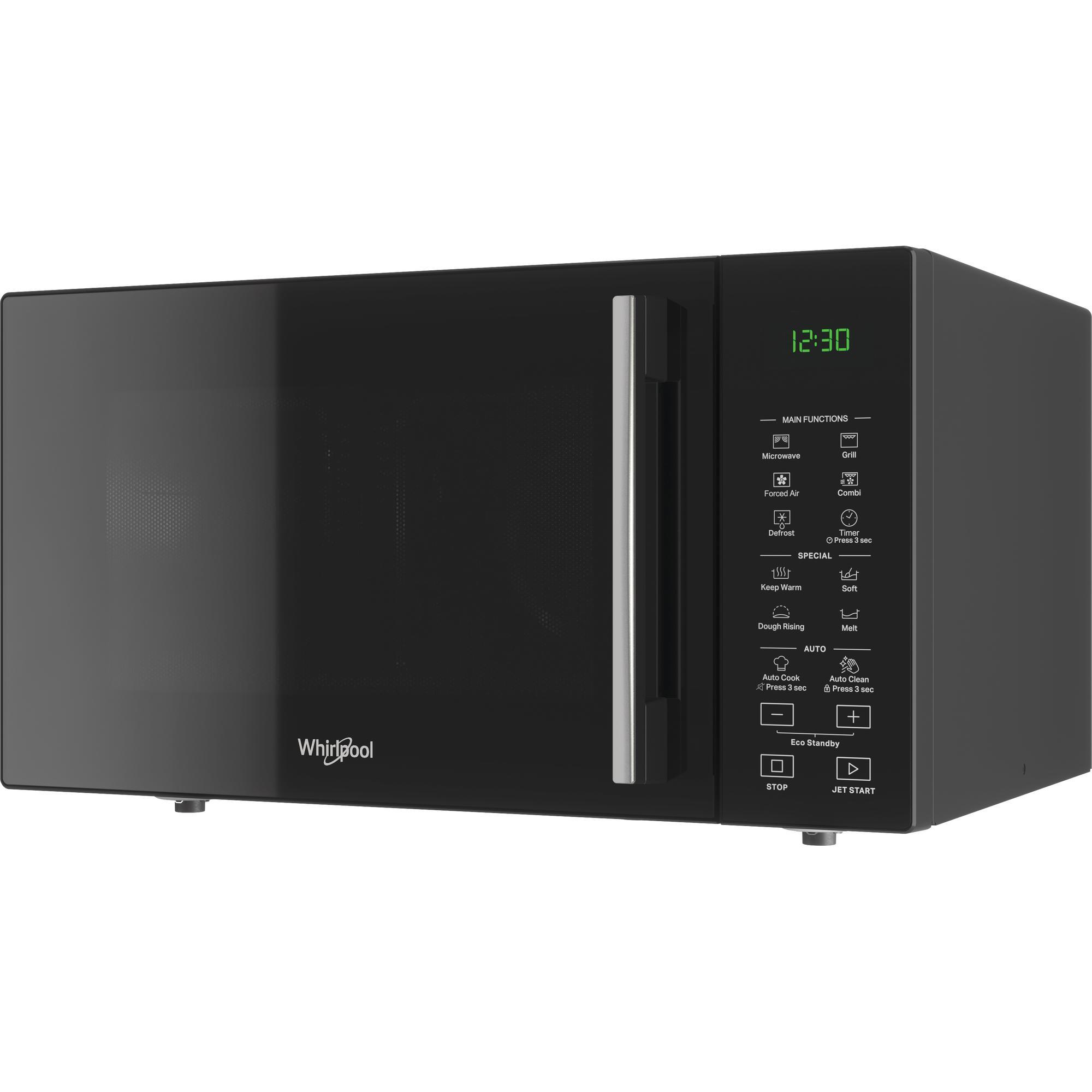 Whirlpool Cook30 Combi MWP 295 B Zwart Combination Microwave Oven - 29L, 900W, Grill, Convection, Touch Control