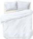 Auping Grey lines satin Dekbedovertrek - Tweepersoons 240 x 220 cm - Katoensatijn - Wit