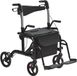 VEVOR Rollator et fauteuil roulant de transport 2-en-1