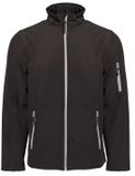 Pen Duick 3-laags softshelljack Atlantic zwart/zilver