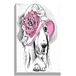 Homemania Wandfoto, hondenmotief, voor woonkamer, slaapkamer, meerkleurig, 45 x 3 x 70 cm, HM20KNV45 x 70 – 172, polyester, hout