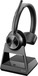 Poly Savi 7310 UC Monaural Microsoft Teams Certified DECT Headset - Black