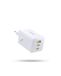 Baseus Enerfill USB C oplader, 100 W, 3-poorts USB C-voeding, PD oplader met PPS, GaN snellader, compatibel met MacBook Pro/Air, iPad, laptop, iPhone 16 Pro Max, Galaxy S25, Pixel, wit
