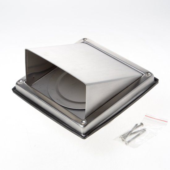 Weha Kaprooster Met Klep Rvs - 100 mm