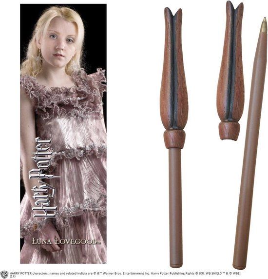 The Noble Collection Harry Potter Pen en bladwijzerset Luna Multicolours