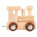 Small Foot - Houten Lettertrein Locomotief - 12 stuks