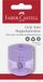 Faber-Castell 183186 puntenslijper met dubbele greep, pastelpaars