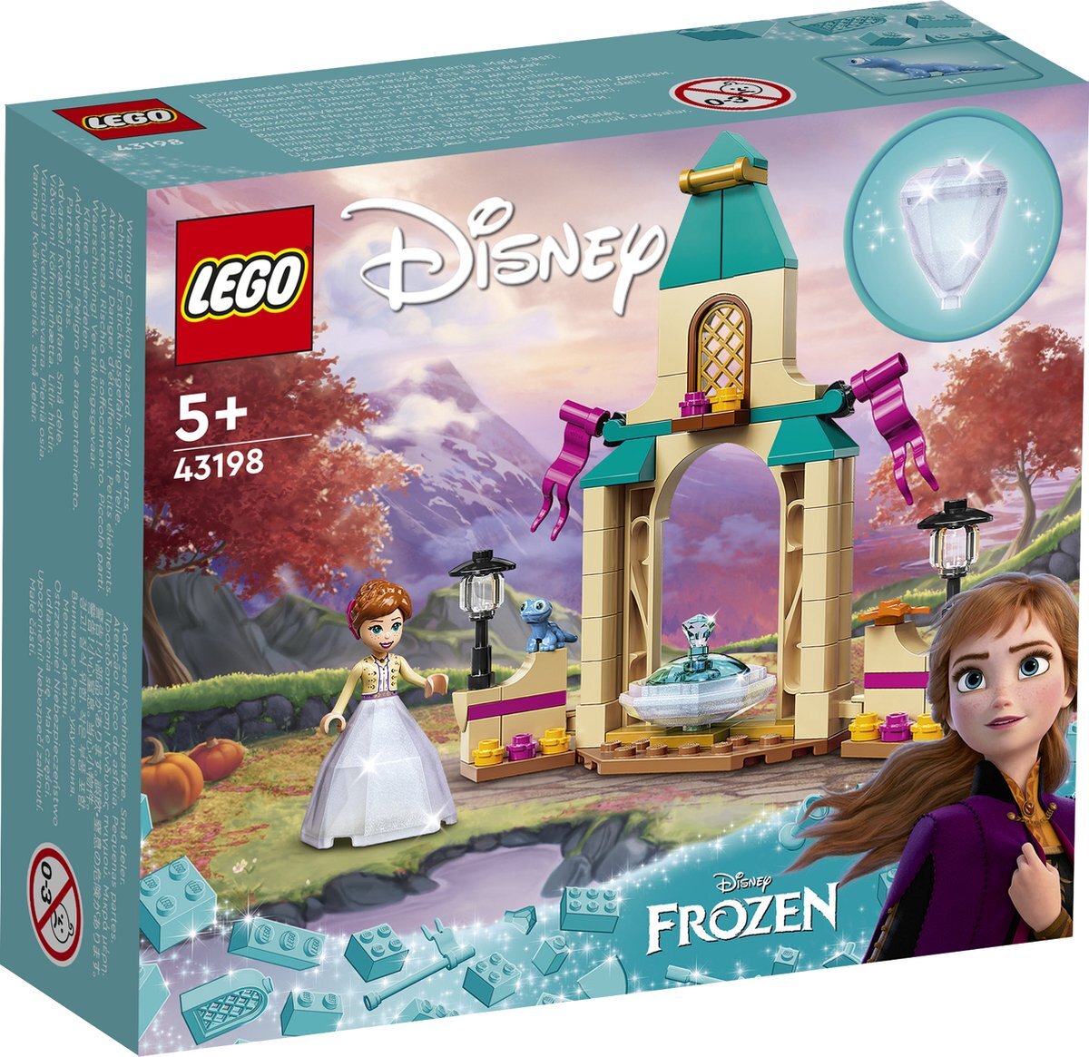 lego Disney Binnenplaats van Anna's Kasteel - 43198