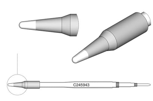 JBC Tools C245943 Soldeerpunt Ronde vorm, recht Inhoud: 1 stuk(s)