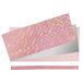 Rayher 31567262 Versierwas set baby, 8 decoratieve wasplaten/strepen, roze/wit tinten, wax om kaarsen te versieren, ideaal voor doopkaarsen, wasfolie