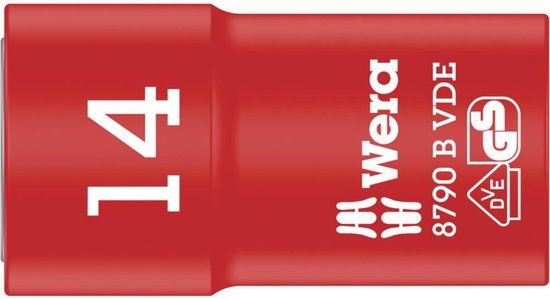 Wera 8790 B VDE 05004958001 Dop (zeskant) VDE-dopsleutel 14 mm 3/8