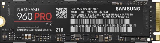 Samsung 960 Pro 2TB SSD