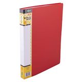 D.RECT Displaymap PP A4 | 30 hoezen | zichtmap | Solid | presentatiemap | aanbiedingsmappen | rood