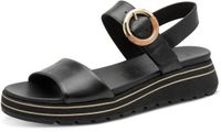 Tamaris - Dames - Sandalen met hak - Zwart - Maat 40