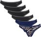 Sloggi GO Crush String C6P Set van 6 Zwart/Blauw