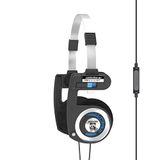 Inakustik Koss Porta PRO - Ultra Portable w/mic & Remote, Black/Silver