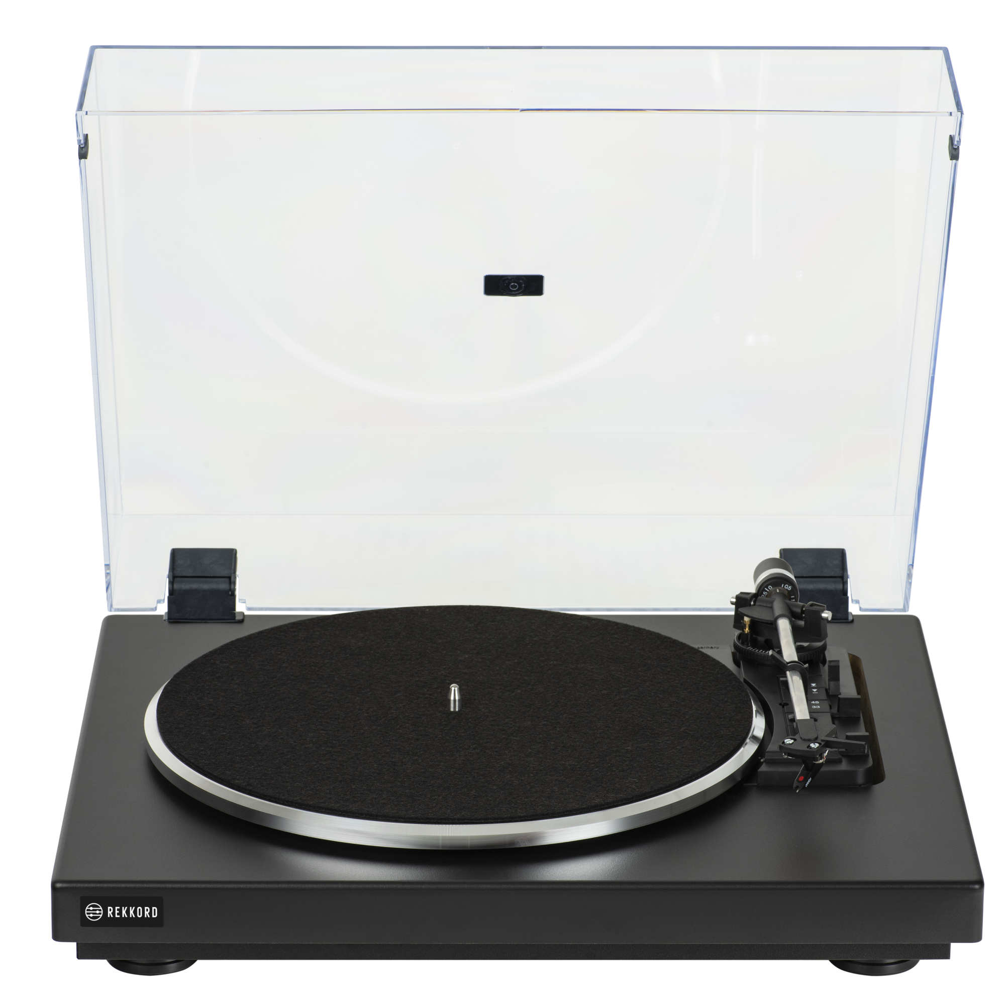 Rekkord Platenspeler F300B-AT91 Zwart