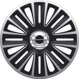 AutoStyle Wieldoppen 16 inch Quadro Pro zilver/zwart