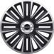 AutoStyle Wieldoppen 16 inch Quadro Pro zilver/zwart