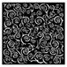 STAMPERIA INTERNATIONAL KSTDQ63 Thick Stencil cm 18X18-Klimt spiraal patroon