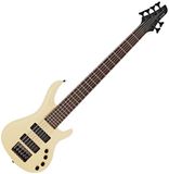 G4M Gear4music G4M 878 6-snarige Basgitaar, Cream