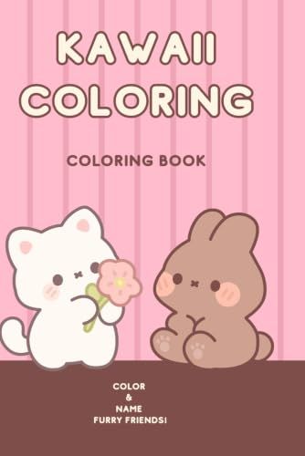 Kawaii Coloring - Coloring Book: Cute Children’s coloring book