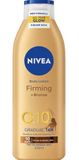 NIVEA Lotion corporelle raffermissante + bronze Q10 bronzage progressif pour peaux claires à moyennes 250 ml