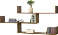 en.casa H.T. Trade Service GmbH & Co. KG Wandrek Grimstad met 3 planken 119x18x55 cm houtkleurig
