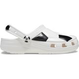 Crocs Unisex Kids Classic Raket Schip Klomp KidsClog, Wit Zwart, 7 UK Child