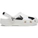 Crocs Unisex Kids Classic Raket Schip Klomp KidsClog, Wit Zwart, 7 UK Child