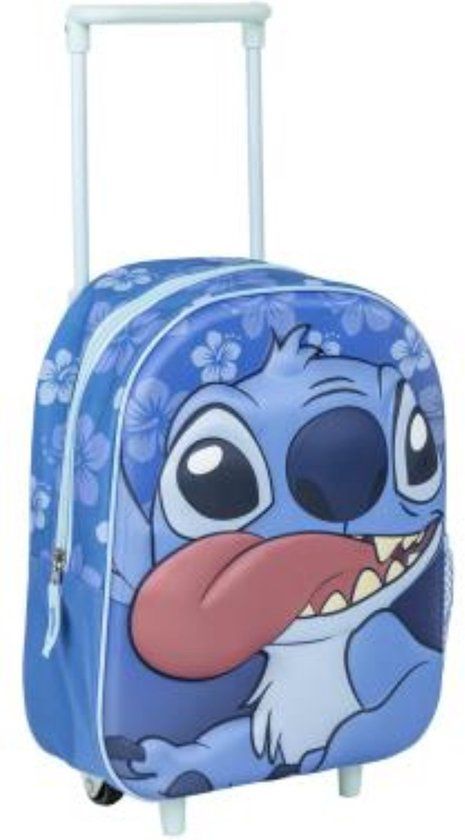 Cerda Group Lilo & Stitch 3D Trolley Rugzak Blauw