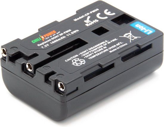 ChiliPower Sony NP-FM50 accu - 1600mAh