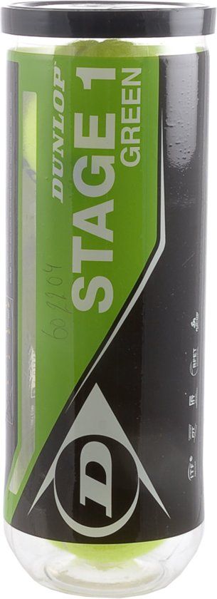 Dunlop Stage 1 - Tennisballen - 3 stuks - Geel