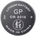 GP Knoopcel CR2016 3 V 25 stuk(s) 80 mAh Lithium GPCR2016B