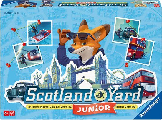 Ravensburger Scotland Yard Junior - Bordspel - Standaard Editie - Vanaf 6 Jaar
