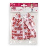 Corolle poppen regenjas appels 36cm - poppenkleding accessoire.