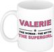 Bellatio Decorations Valerie The woman, The myth the supergirl cadeau koffie mok / thee beker 300 ml -
