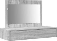vidaXL Kaptafel Grijs 100 x 40 x 70 cm Bewerkt Hout