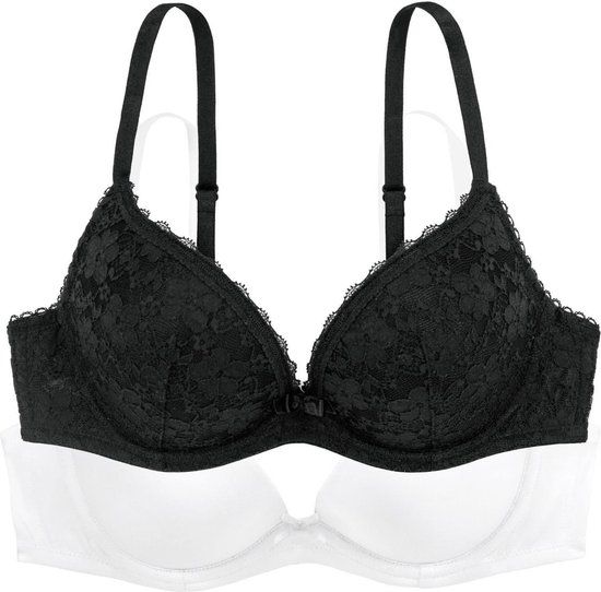 Dorina Sonia 2-Pack Push-up BH - 85D - Wit