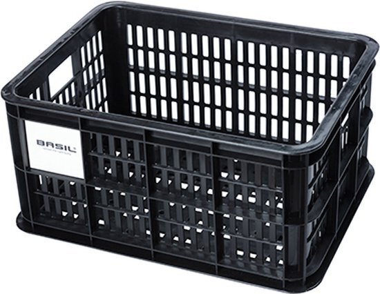 Basil Fietskrat Crate S 17,5L Black MIK/RT
