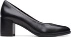 Clarks Freva55 Court Dames Zwart Leer Maat 39