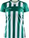 Craft Progress 2.0 Stripe Shirt Korte Mouw Dames - Groen / Wit | Maat: XL