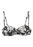 s.Oliver Bikinitop 'LM' zwart / wit