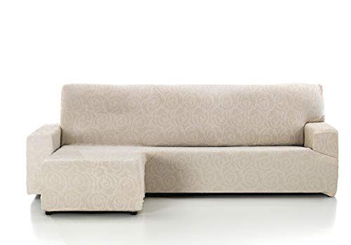 Martina Home Indiana Chaise Longue - 50% Polyester, 45% Katoen, 5% Elastaan - Jacquard, Linnen