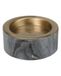 Excellent Houseware Marble Candle Holder Grey 10 x 4 cm