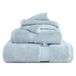 Superior - Handdoekenset, katoen, lichtblauw, 900 g, 3-delig