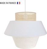 Lumisky Carolina Beige Katoen Rond 40cm E27 Lampenkap