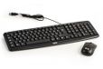LINK LKTAST02 LKMOS02 - Italiaans USB-toetsenbord 108 toetsen kleur zwart draadloze muis 3 toetsen zwart 1000 DPI