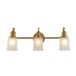 Quoizel LED Badkamerarmatuur Swell | 3W 3000K 300Lm 830 | IP44 | Dimbaar | Brushed Brass